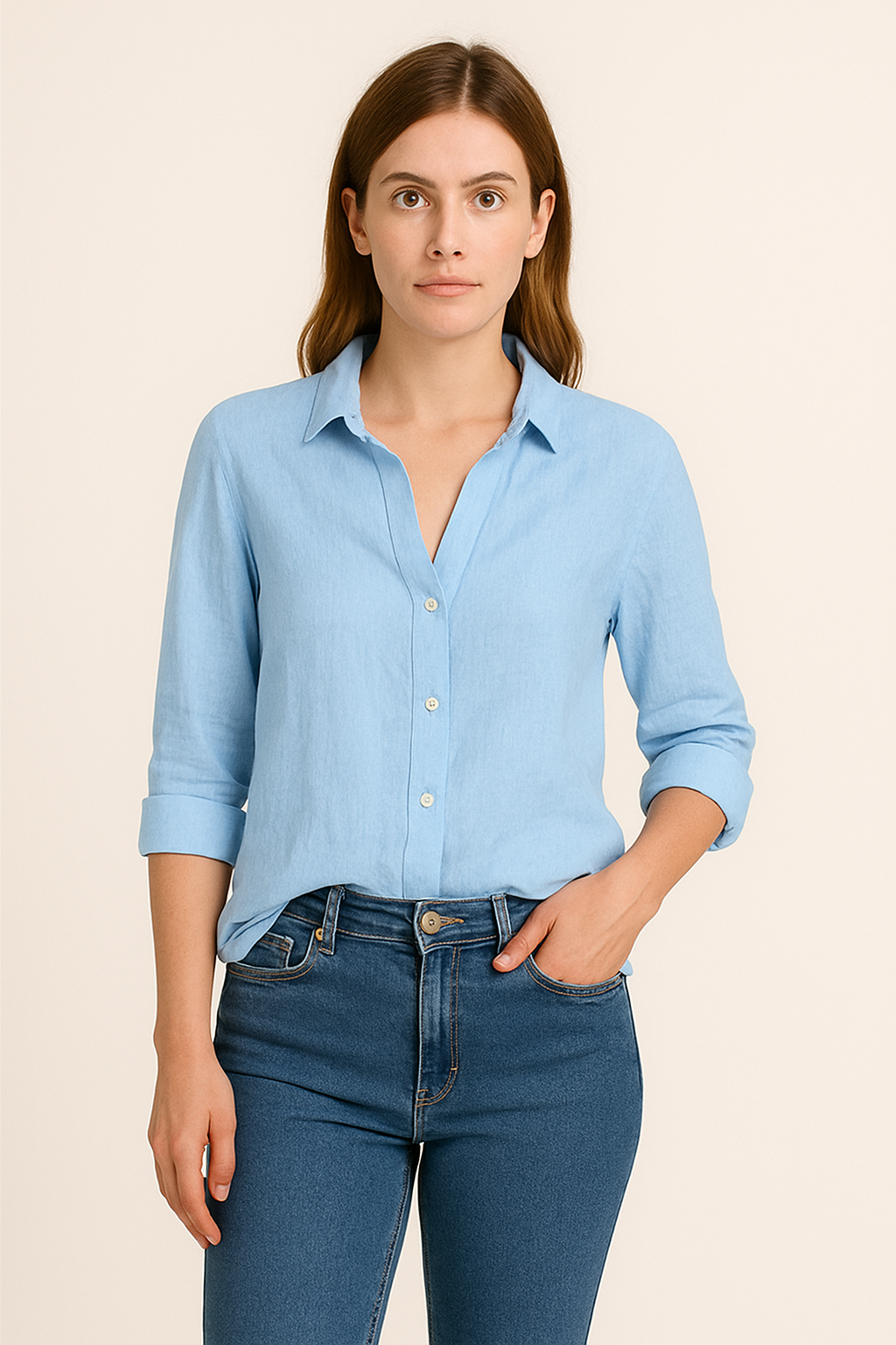 Chemisier d’Été Femme – Léger et Élégant pour Bureau et Loisirs