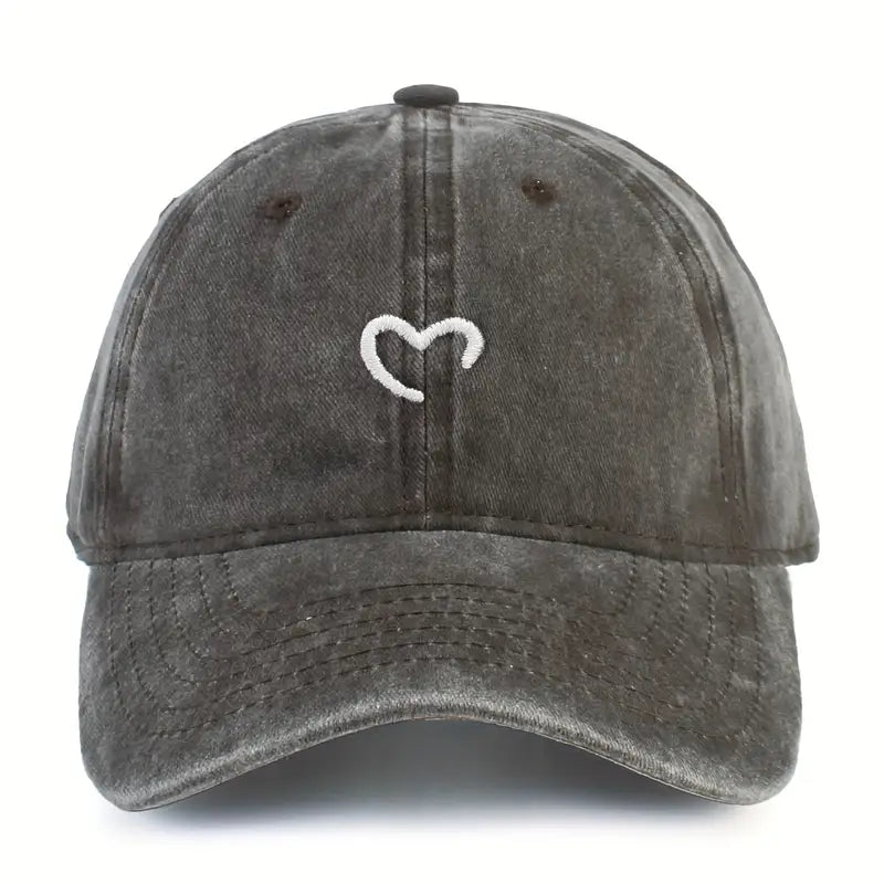Marlia | Casquette Brodée Avec Cœur