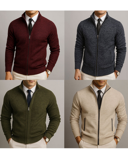 LEANDRO | CARDIGAN EN LAINE MÉRINO