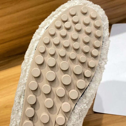 Arielle - Chaussures en peluche avec semelle antidérapante
