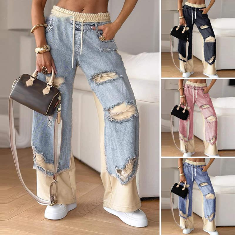 Lunaria | Jean Style avec Cordon Élastique