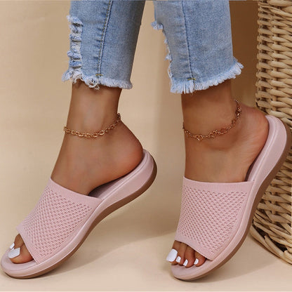 Sia | Sandales Mule en Maille Respirante