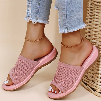 Sia | Sandales Mule en Maille Respirante